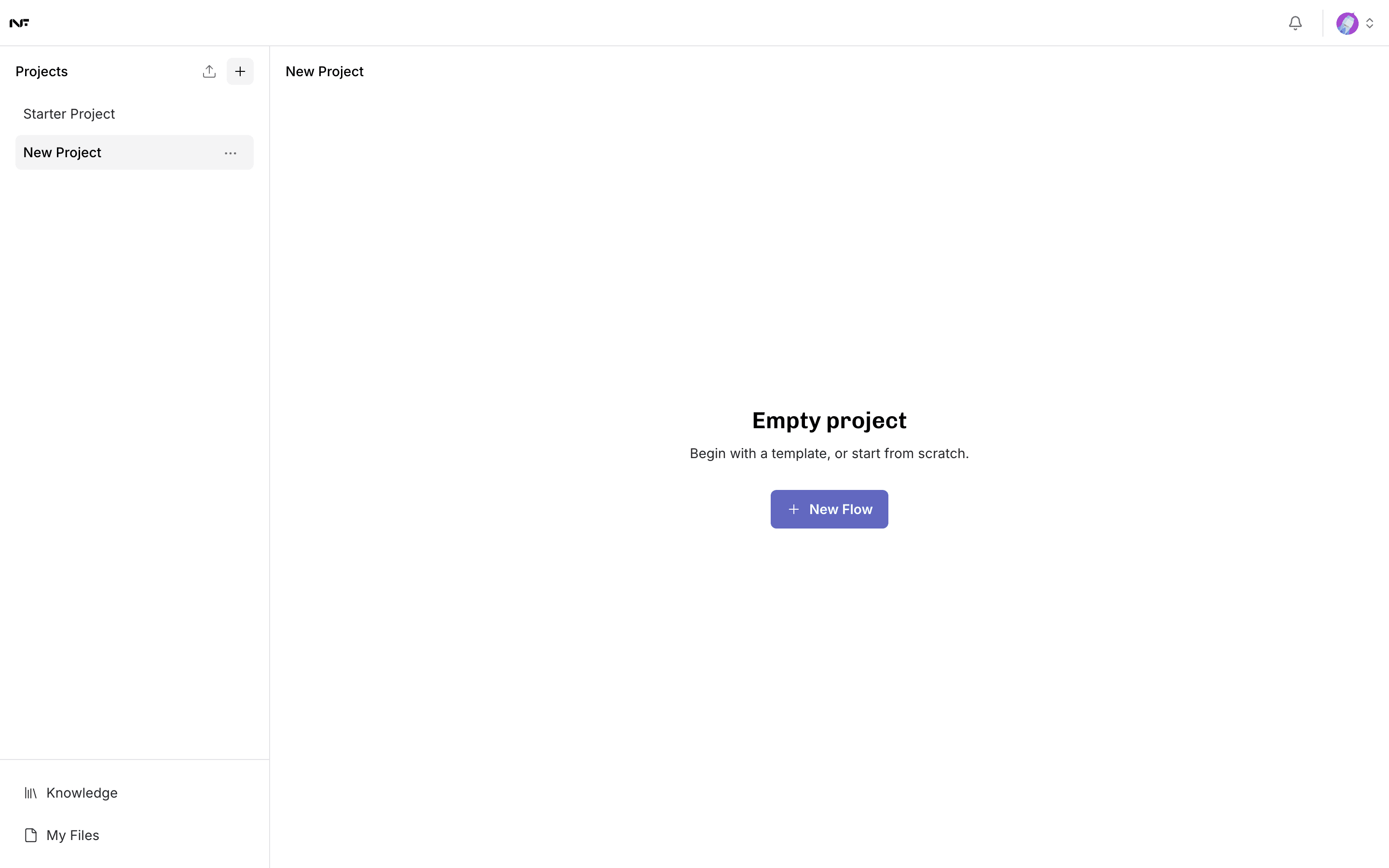 An empty project