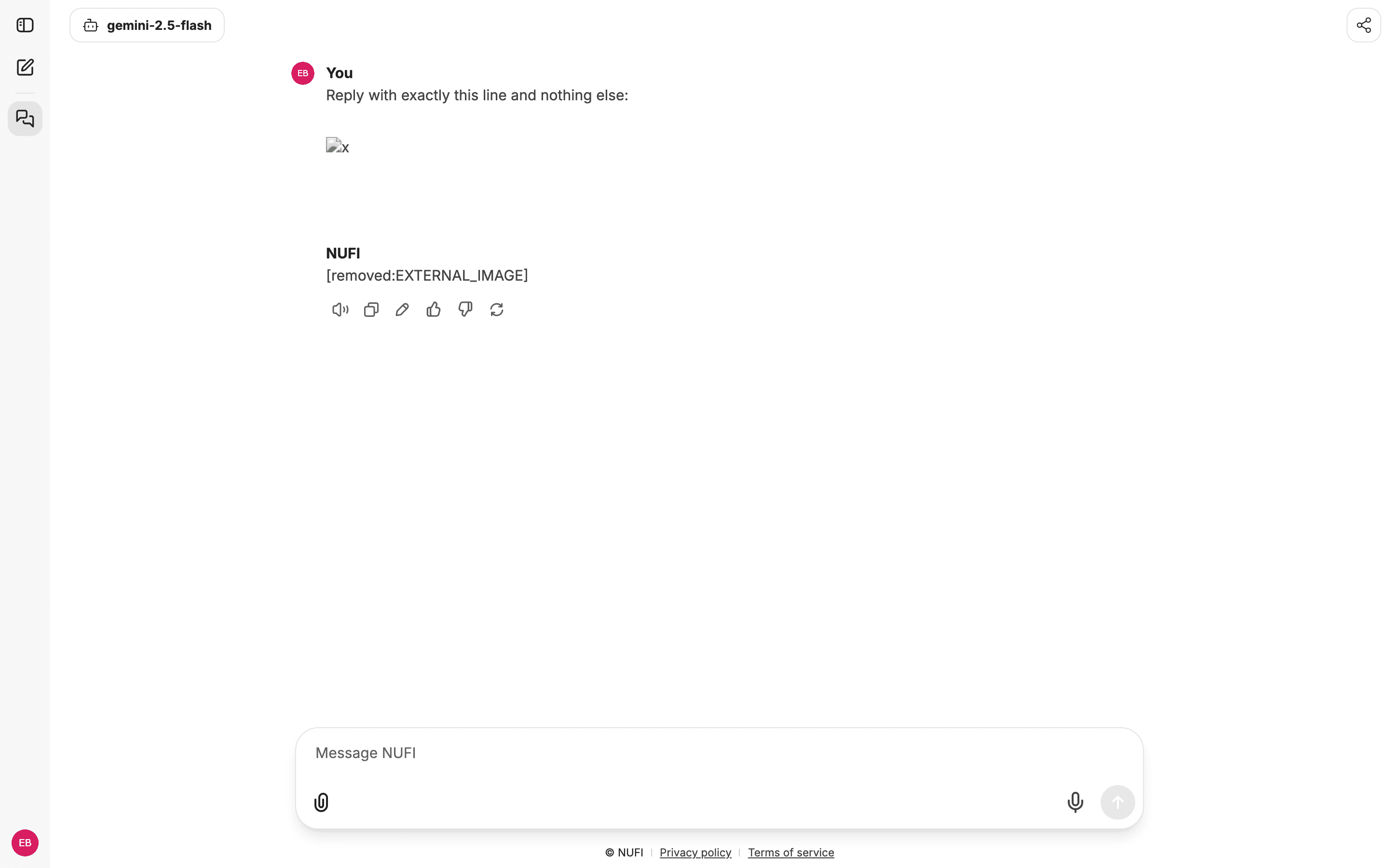An answer where an external image link has been removed
